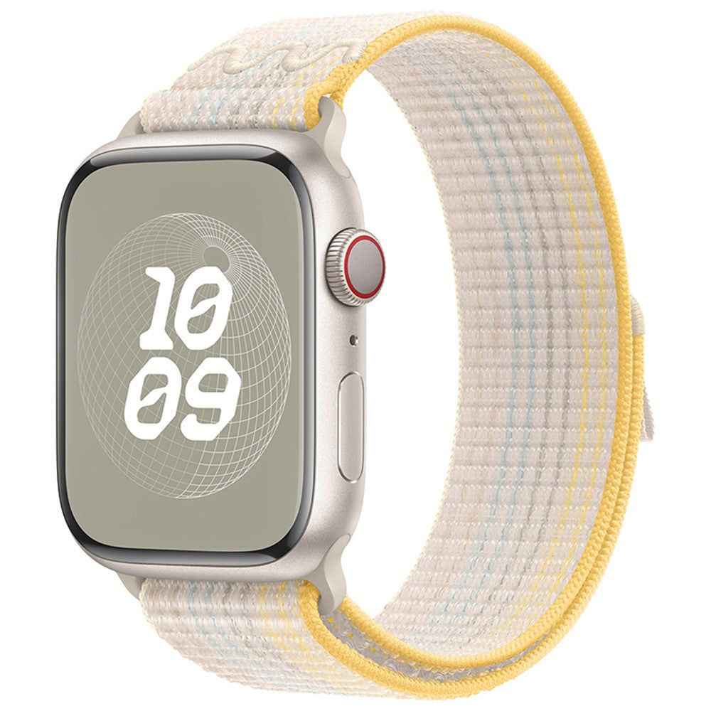 Helt Vildt Fint Nylon Universal Rem passer til Apple Smartwatch - Hvid#serie_8
