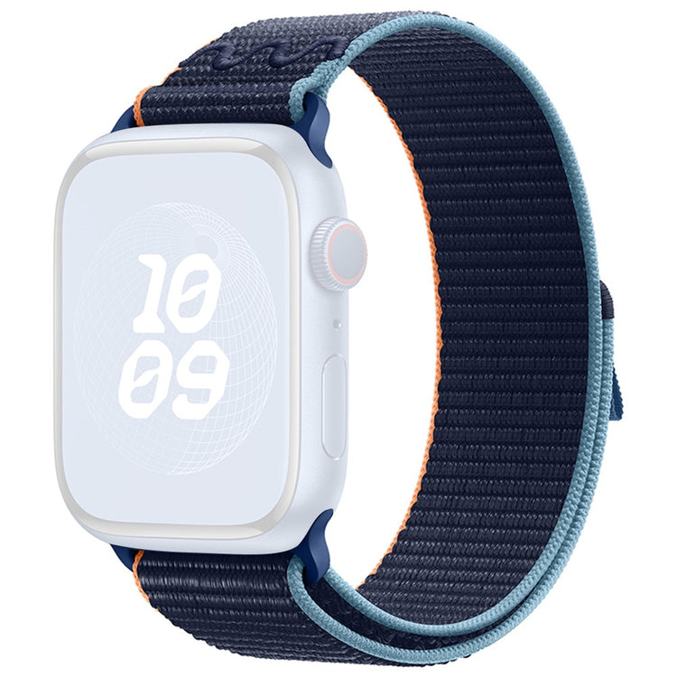 Helt Vildt Fint Nylon Universal Rem passer til Apple Smartwatch - Blå#serie_9