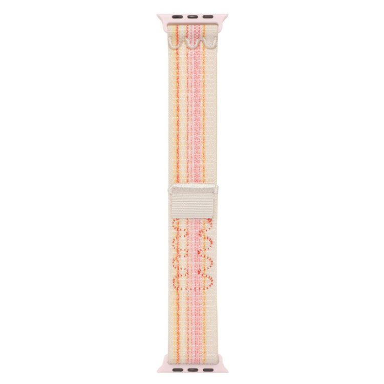 Helt Vildt Fint Nylon Universal Rem passer til Apple Smartwatch - Pink#serie_12