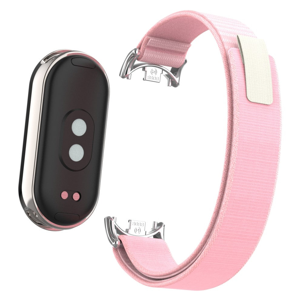 Helt Vildt Flot Nylon Rem passer til Xiaomi Smart Band 8 - Blå#serie_4