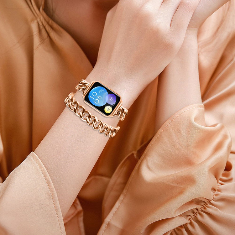 Super Cool Metal Rem passer til Xiaomi Redmi Watch 4 - Pink#serie_2