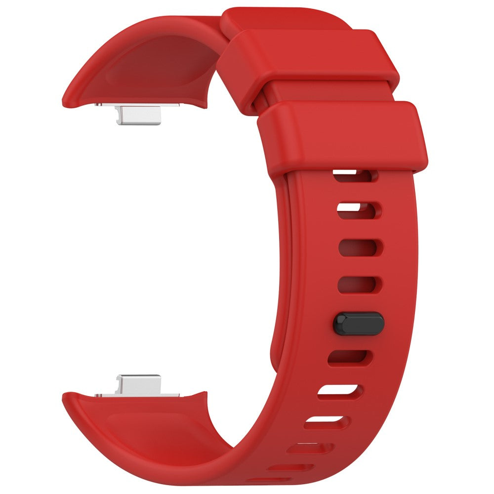 Mega Smuk Silikone Rem passer til Xiaomi Redmi Watch 4 - Rød#serie_4