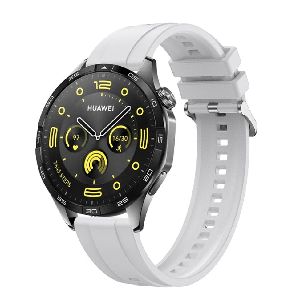 Rigtigt Smuk Silikone Universal Rem passer til Smartwatch - Hvid#serie_2