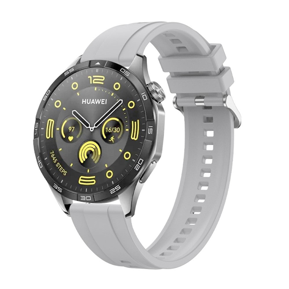 Rigtigt Smuk Silikone Universal Rem passer til Smartwatch - Sølv#serie_6