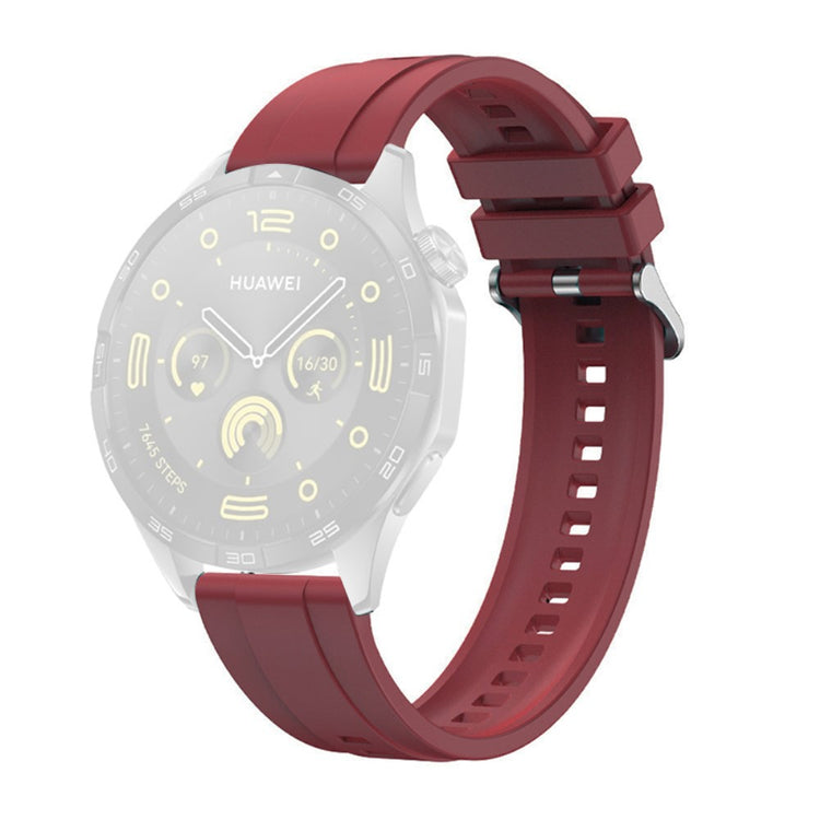 Rigtigt Smuk Silikone Universal Rem passer til Smartwatch - Rød#serie_8