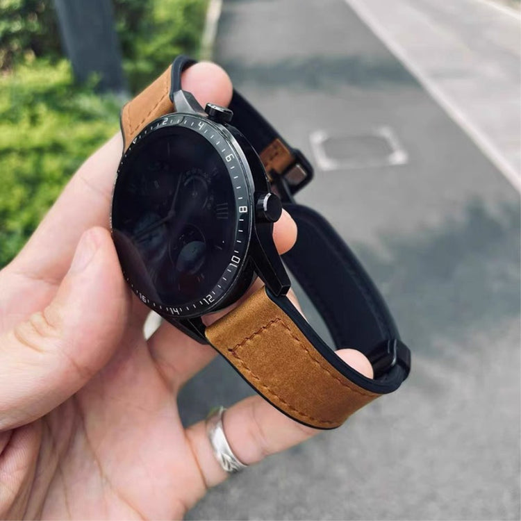 Super Pleasant Smartwatch Genuine Leather Universel Strap - Brown#serie_3