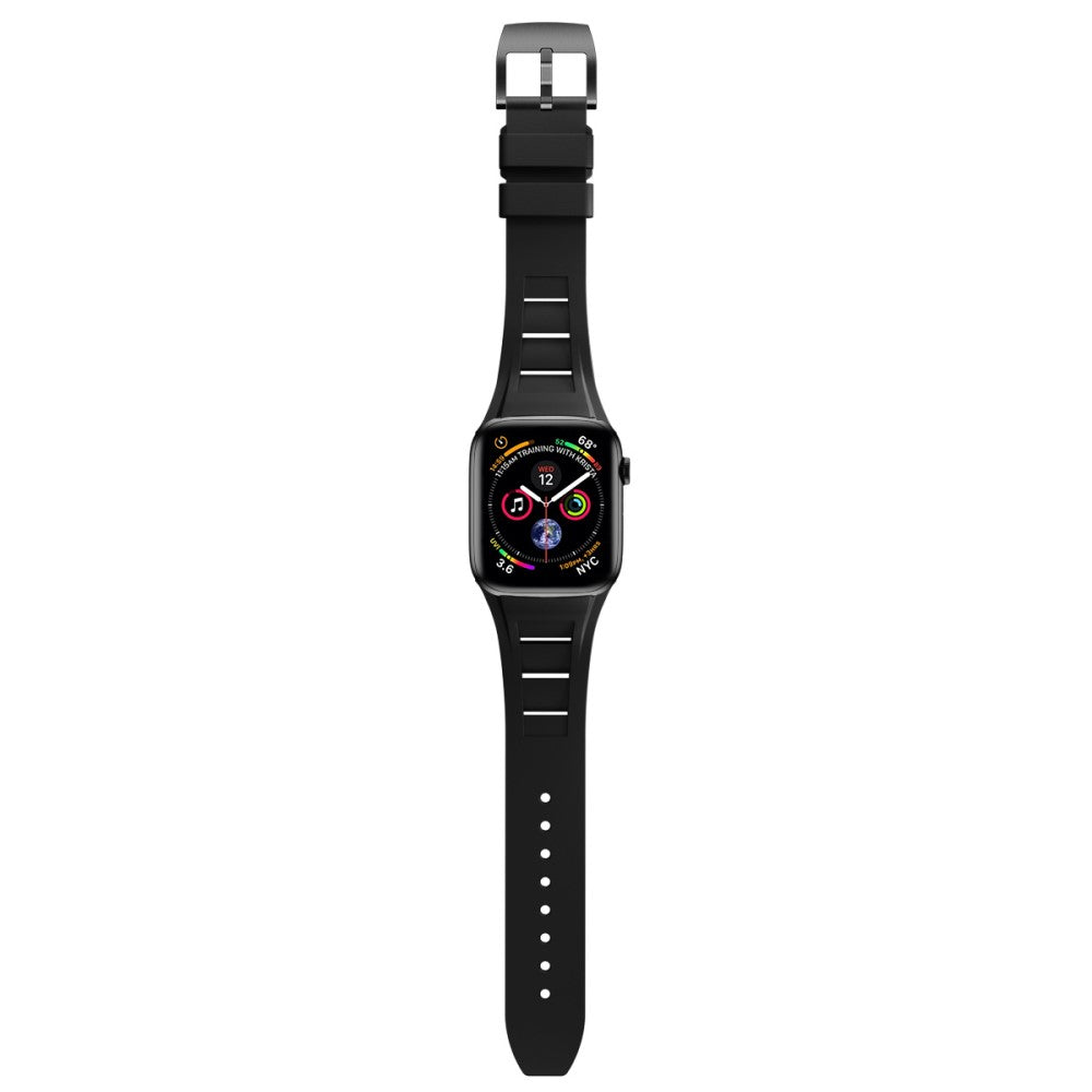 Delightful Apple Smartwatch Silicone Universel Strap - Black#serie_1