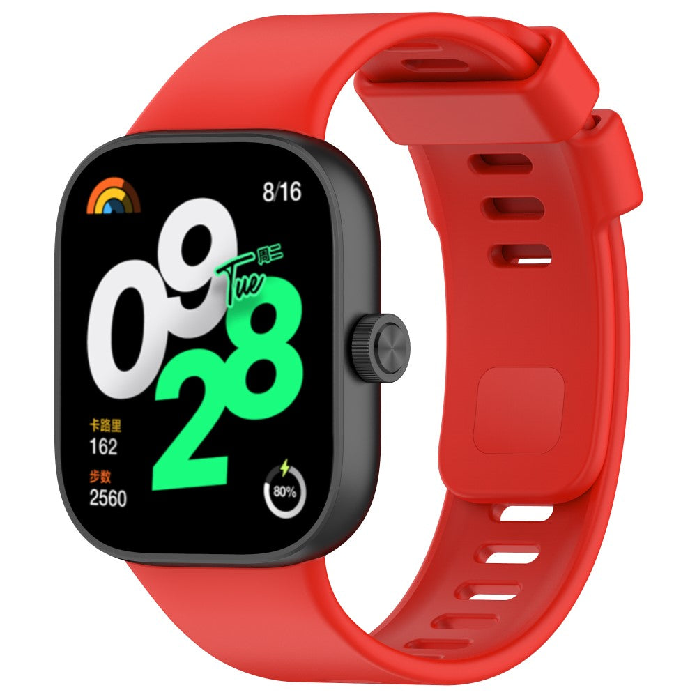 Xiaomi Redmi Watch 4 / Xiaomi Smart Band 8 Pro Silicone Universel Strap - Red#serie_5