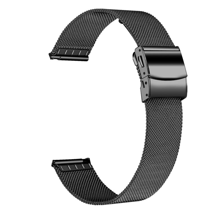 Fitbit Charge 3 / Fitbit Charge 4 Metal Universel Strap - Black#serie_036