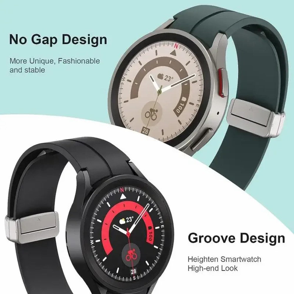 Mega Sweet Samsung Smartwatch Silicone Universel Strap - White#serie_13