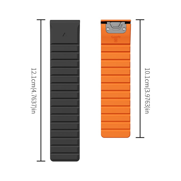 Absolutely Nice Garmin Smartwatch Silicone Universel Strap - Orange#serie_2