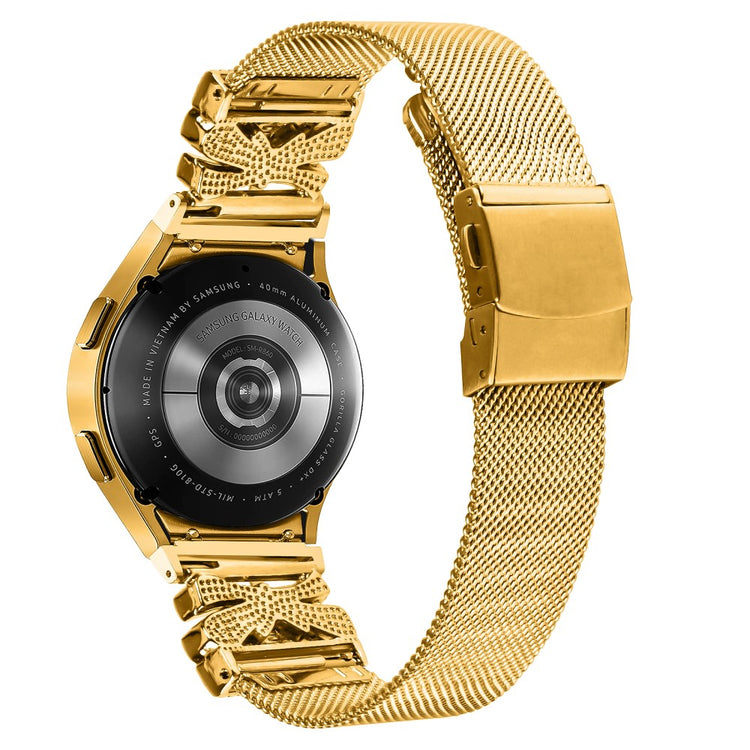 Super Fantastic Samsung Smartwatch Metal Universel Strap - Gold#serie_1