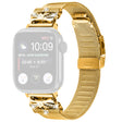 Fint Apple Smartwatch Metall Och Strass Universell Armband