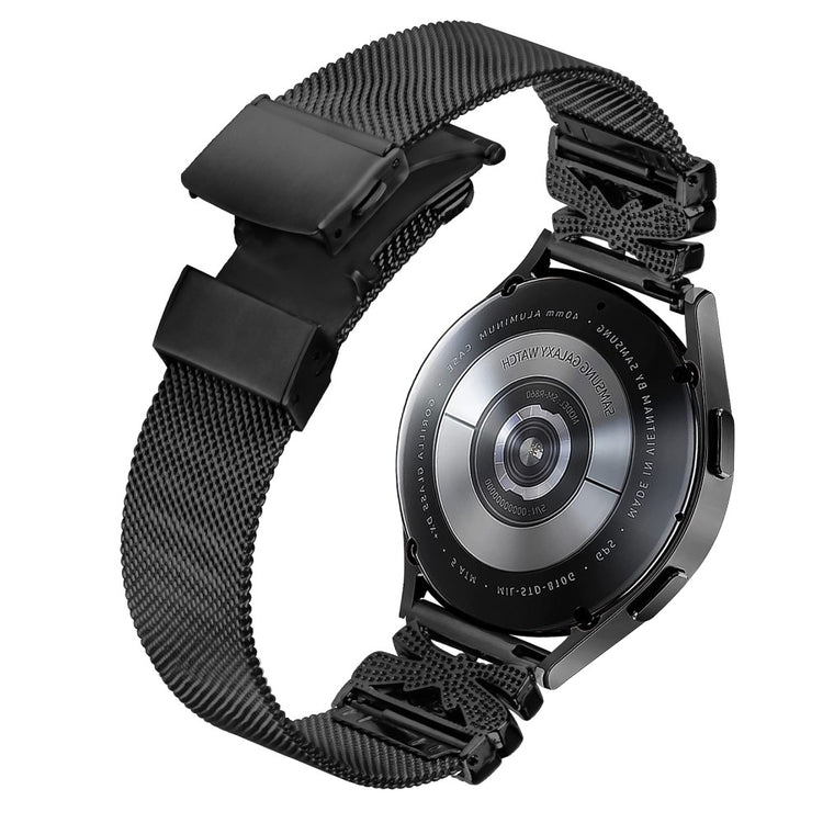 Samsung Smartwatch Metal And Rhinestone Universel Strap - Black#serie_218