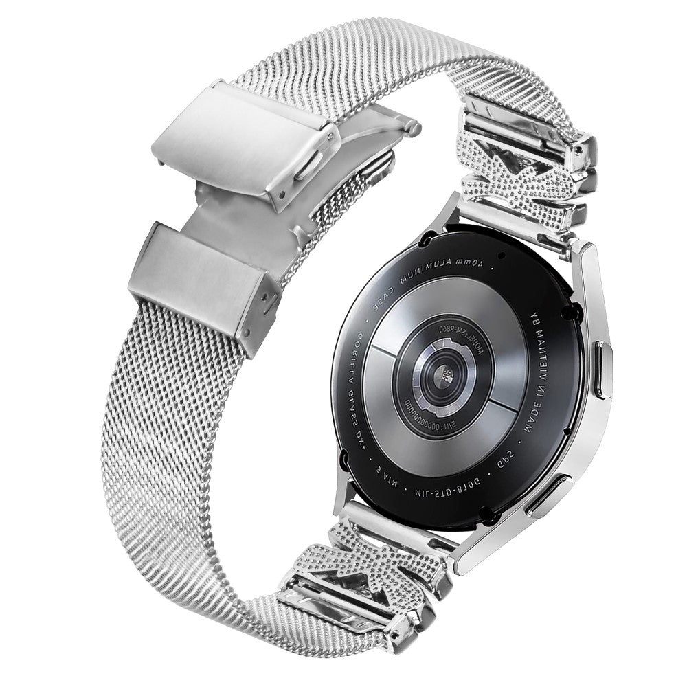 Remarkably Stylish Garmin Vivomove Luxe Metal Strap - Silver#serie_013