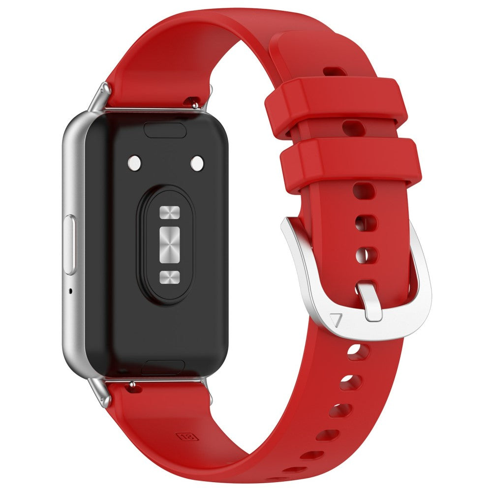 Very Comfortable Samsung Galaxy Fit 3 Silicone Strap - Red#serie_4