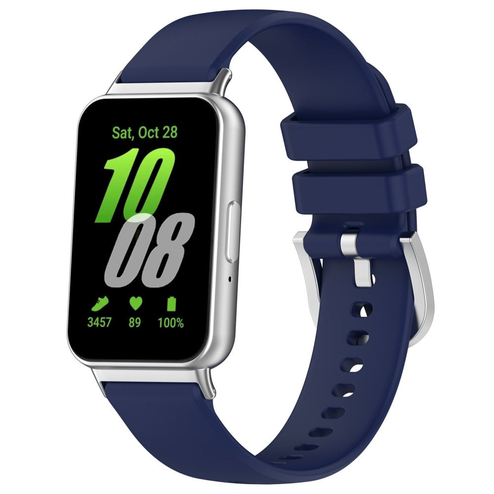 Very Comfortable Samsung Galaxy Fit 3 Silicone Strap - Blue#serie_8