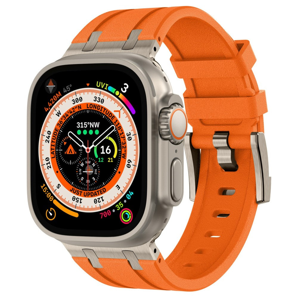 Absolutely Neat Apple Smartwatch Silicone Universel Strap - Orange#serie_5