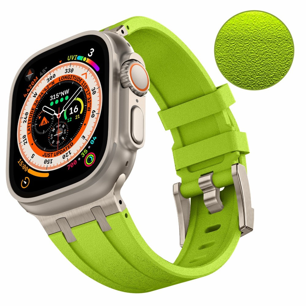 Absolutely Neat Apple Smartwatch Silicone Universel Strap - Green#serie_7