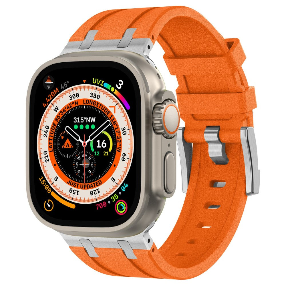 Absolutely Neat Apple Smartwatch Silicone Universel Strap - Orange#serie_9