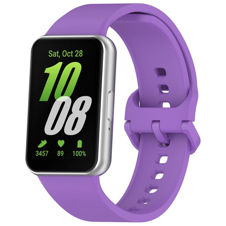 Super Pleasant Samsung Galaxy Fit 3 Silicone Strap - Purple#serie_16