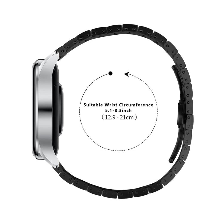 Exquisite Samsung Galaxy Watch (46mm) Metal Strap - Black#serie_1