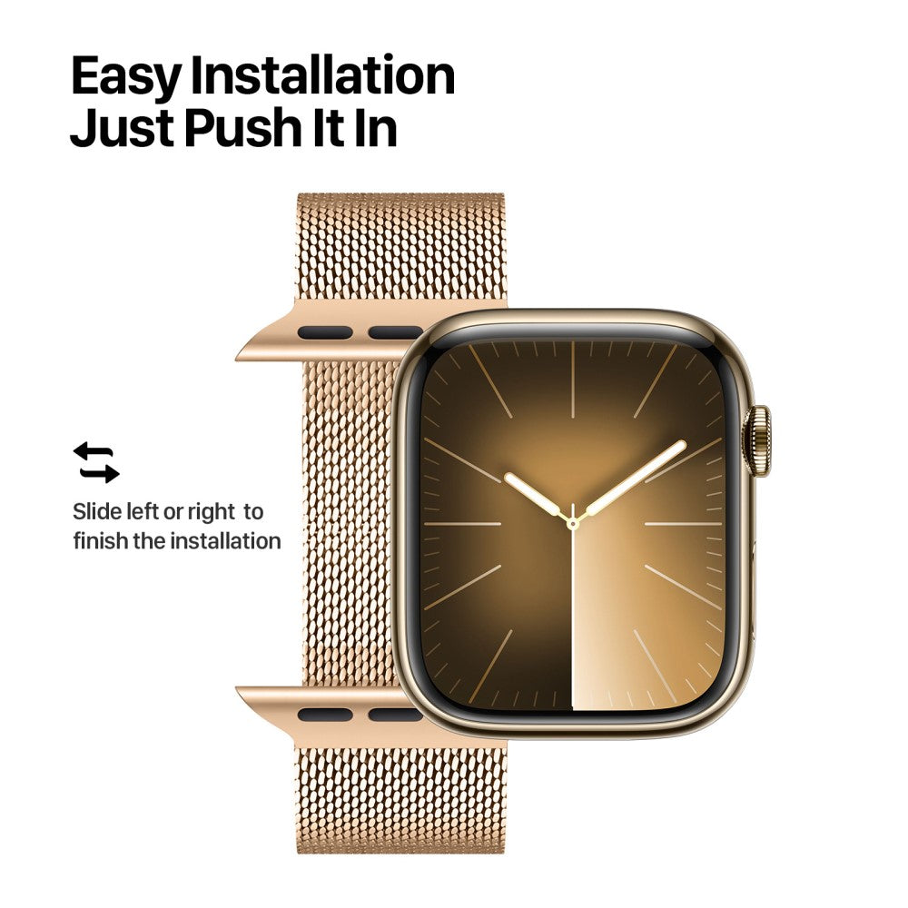 Nice Apple Smartwatch Metal Universel Strap - Gold#serie_2