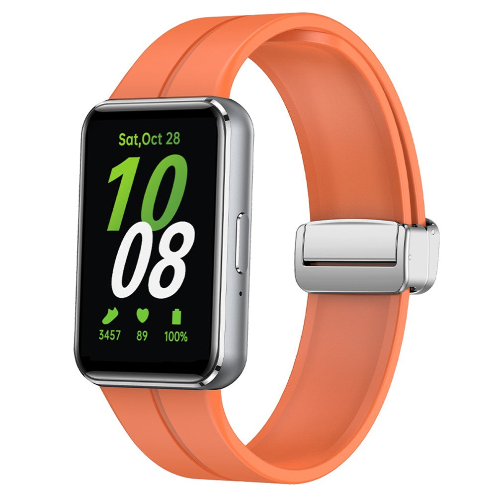 Mega Nice Samsung Galaxy Fit 3 Silicone Strap - Orange#serie_4