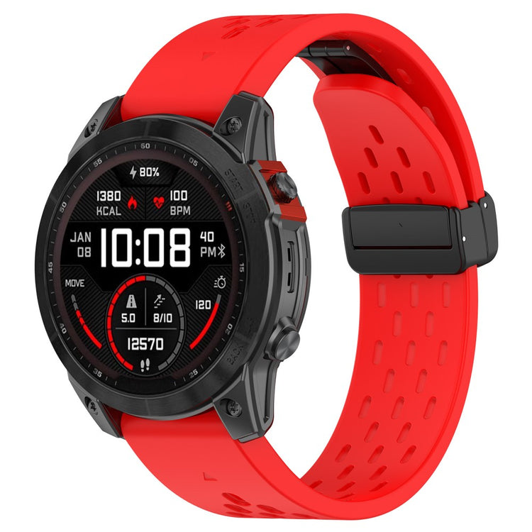 Very Nice Garmin Smartwatch Silicone Universel Strap - Red#serie_3