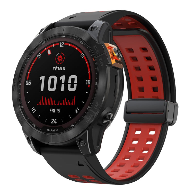 Very Nice Garmin Smartwatch Silicone Universel Strap - Black#serie_3