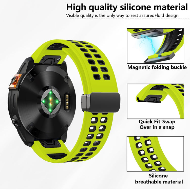 Very Nice Garmin Smartwatch Silicone Universel Strap - Black#serie_8
