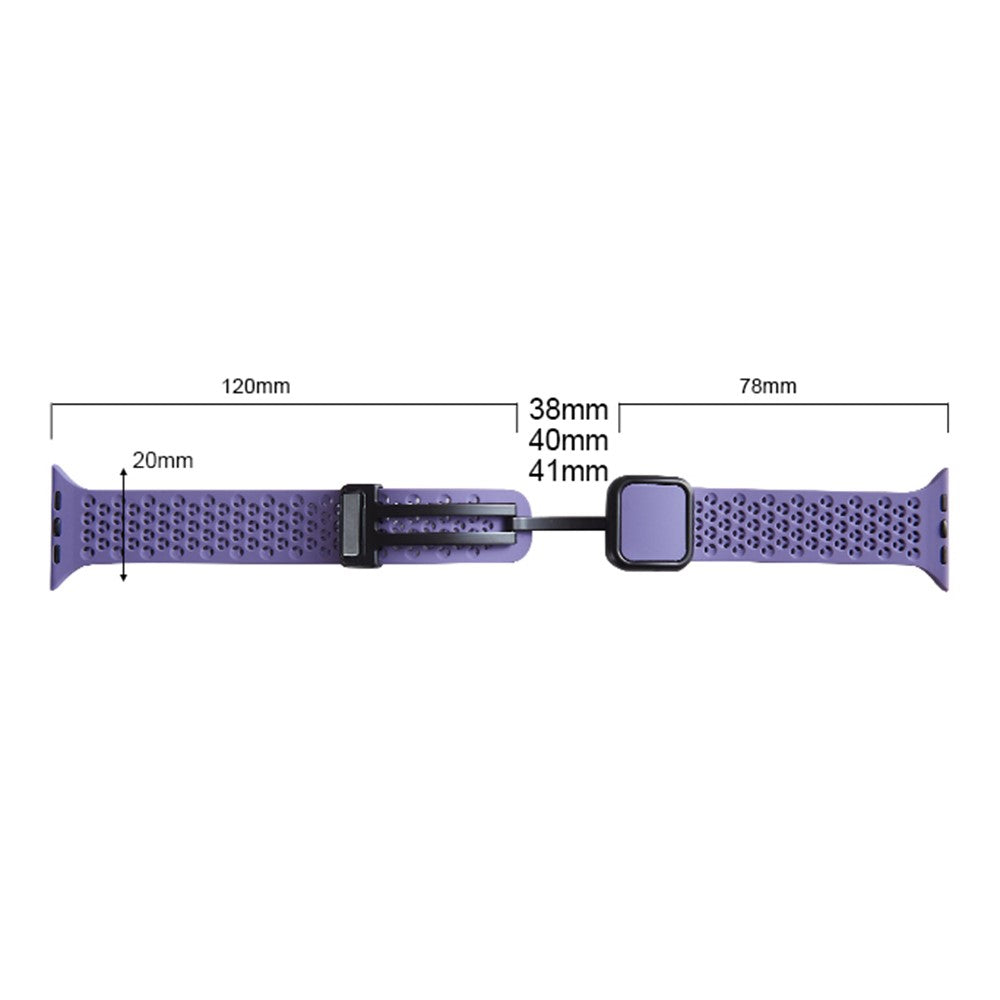 Comfortable Apple Smartwatch Silicone Universel Strap - Purple#serie_8