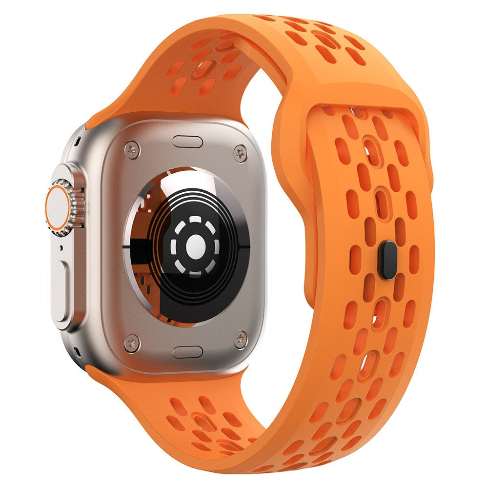 Nice Apple Smartwatch Silicone Universel Strap - Orange#serie_1