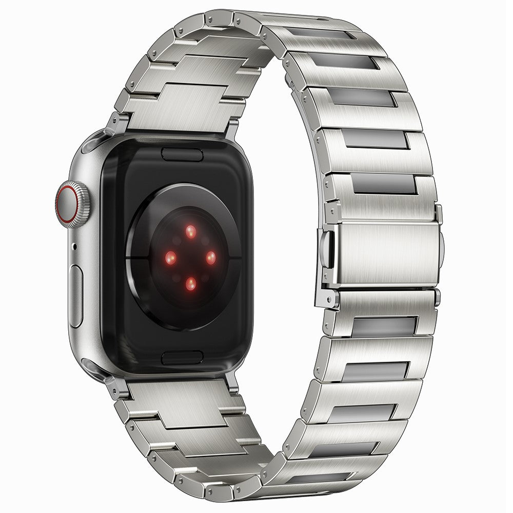 Tough Apple Smartwatch Metal Universel Strap - Silver#serie_387