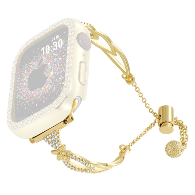 Super Agreeable Apple Smartwatch Rhinestone Universel Strap - Gold#serie_2