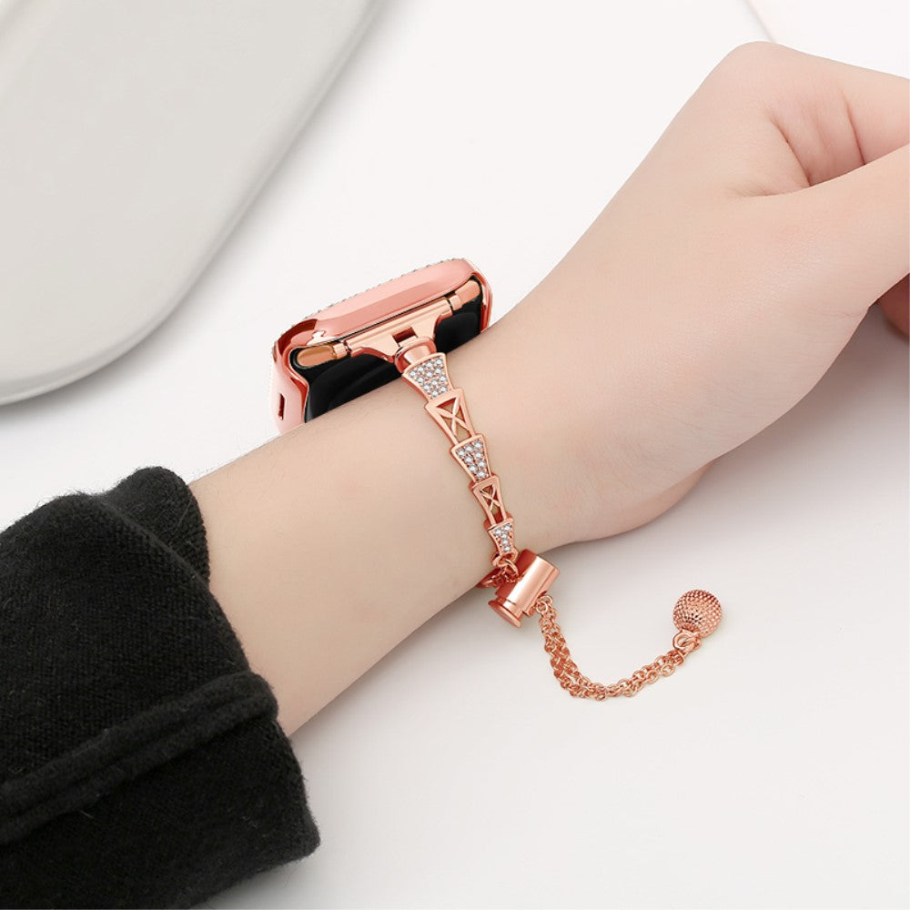 Super Cool Apple Smartwatch Rhinestone Universel Strap - Pink#serie_3