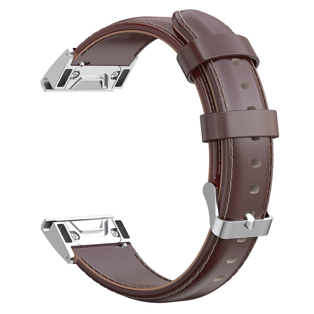 Excellent Garmin Smartwatch Genuine Leather Universel Strap - Brown#serie_7