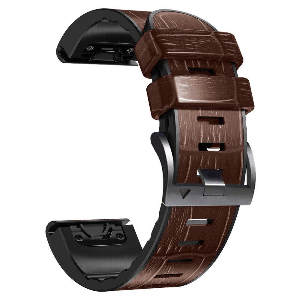 Super Cool Garmin Smartwatch Silicone Universel Strap - Brown#serie_3