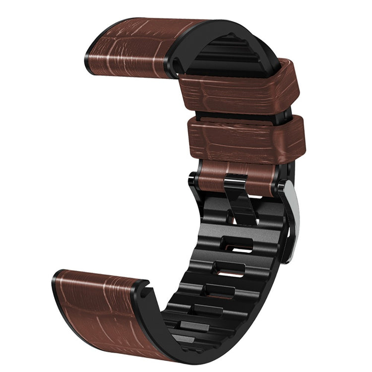 Super Cool Garmin Smartwatch Silicone Universel Strap - Brown#serie_3