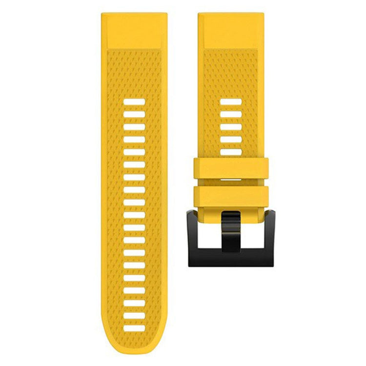 Mega Reliable Garmin Smartwatch Silicone Universel Strap - Yellow#serie_7