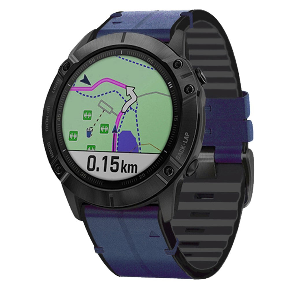 Delightful Garmin Smartwatch Silicone Universel Strap - Blue#serie_4