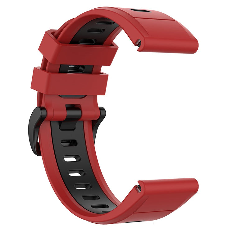 Mega Fashionable Garmin Smartwatch Silicone Universel Strap - Red#serie_6