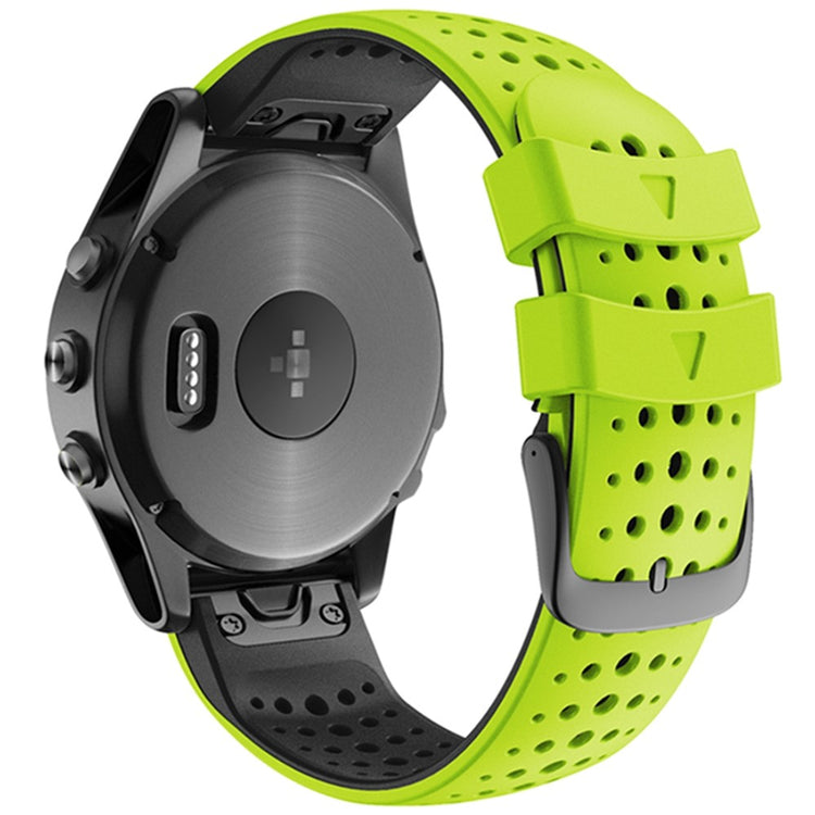 Super Tough Garmin Smartwatch Silicone Universel Strap - Green#serie_7