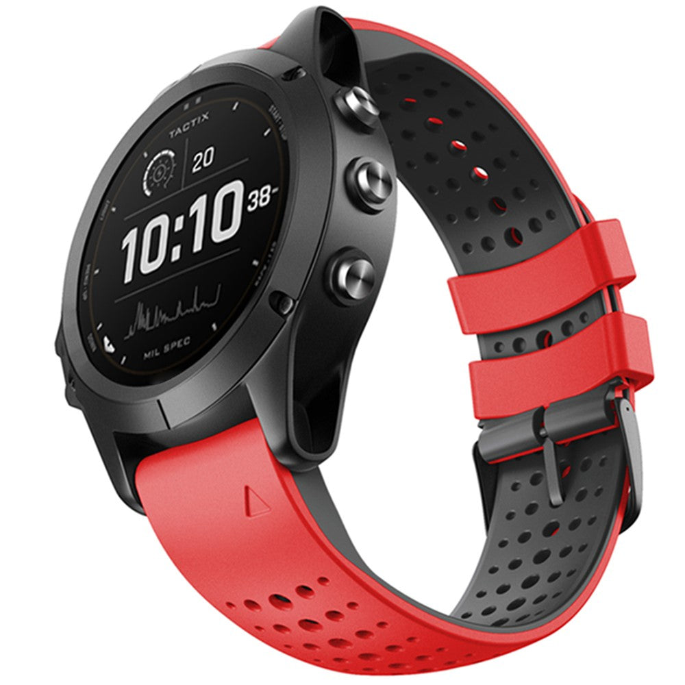 Absolutely Good Garmin Smartwatch Silicone Universel Strap - Red#serie_4