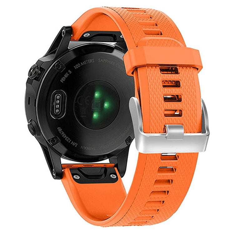 Absolutely Cool Garmin Smartwatch Silicone Universel Strap - Orange#serie_4