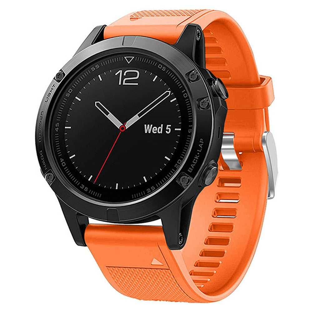 Very Pleasant Garmin Smartwatch Silicone Universel Strap - Orange#serie_4