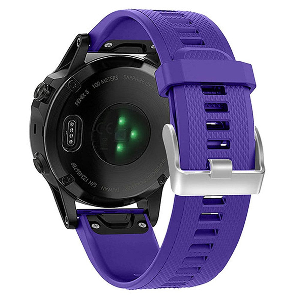 Absolutely Cool Garmin Smartwatch Silicone Universel Strap - Purple#serie_12