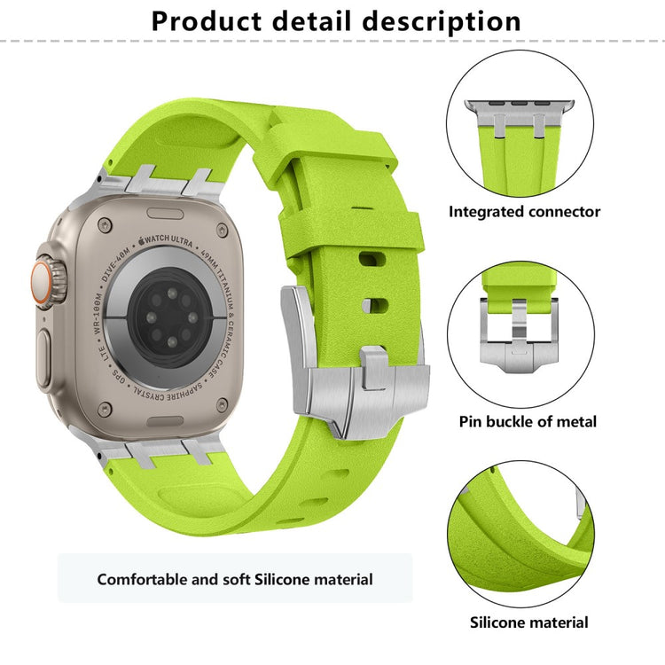 Comfortable Apple Smartwatch Silicone Universel Strap - Green#serie_9