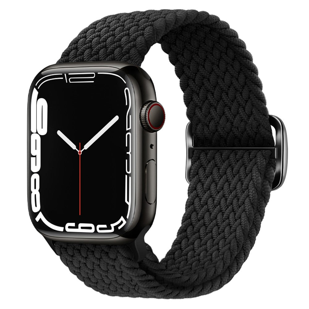 Very Elegant Apple Smartwatch Nylon Universel Strap - Black#serie_1