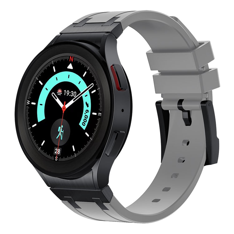 Samsung Galaxy Watch 5 (40mm) / Samsung Galaxy Watch 6 Classic (43mm) Silicone Universel Strap - Silver#serie_3